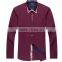 Mens Italian Slim Fit Shirt contrast collar fashion dress shirts