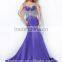 new purple backless off shoulder beaded ball gown bridal gown