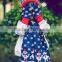 cozy design snowman jacquard christmas knitting children hat scarf gloves set