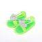 Elegant Nice Design Hot Sales Girl Free Knitting Floral Pattern Sandal Crochet Baby Shoes