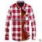 2015 Custom Plaid Flannel Casual Shirt For Men