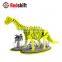 Hard felt puzzle educational toy Brachiosaurus 3D felt Puzzle