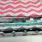 New design chevron colorful ultra soft minky baby blanket with polka dots fleece baby blanket