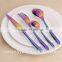 high quality 304 stainless steel spoon knife / nsq titanium plate stainless steel spoon /fancy dinnerware tableware