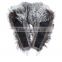 YR764 Large Fox Fur Roll Collar Genuine Silver Fox Fur Shawl Scarf OEM Customize