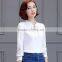 2016 Latest Women Blouses and Tops Designs Chiffon Slim Tops,Custom Autumn Clothes Chiffon Long Sleeve Tops for Women