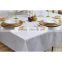 The Bund Story Floral Pattern Jacquard TableCloths, 50-Inch by 65-inch White