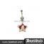 BestSub 2015 New Design Fashion Belly Button Ring(Star/Round/Heart) MNVR