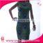 Women Long Sleeve Fall Dress Sexy Club Dress Slim Pencil Midi Bodycon Vestidos Party Cross Halter Bandage Dresses