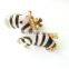 Trendy colorful Crystal Animal Toy Hobbyhorse Enamel Brooch Pin Horse Decoration Garment Accessories