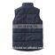 Winter quilted waistcoat lined lambswool for men padded vest