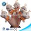 European standard plush emoji finger puppet custom cute soft plush doll finger puppet