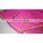 Women's Designer Pink Wedding Wear Embroidered Resham Work Georgette Sari Bridal Saree Party Wear Dress