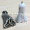 5.2A 3 Port 5V Lighter USB Cell Phone Car Travel Charger