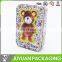 Wholesale small rectangular embossing metal food packaging tin cans