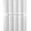 i@home White warp embroidered lace polyester shower curtain bathroom