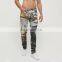 DiZNEW Custom Mens Digital Printed White 98%Cotton2%spandex Fade Jeans