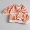 Infant terry wool pattern sweater for men and women baby simple neutral loose casual tops spring and autumn clothes
