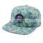 leaf digital printing cap/embroidery patch snapback