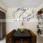 Modern luxury silver wedding decoration modern acrylic chandelier