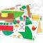 DIY Kids toy Educational toy Hen & Duck Village Animals 3d Puzzle