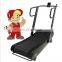 Exercise machine life long self-powered non-motorized curved manual treadmill new design slim gym use running machine