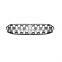 Front Lower Bumper Grill Grille Moulding Cover For Mazda CX30 CX-30 2020-2021 Car Front Bottom Middle Net Decoration Black