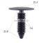 Special offer Black Plastic Clip Car Christmas Tree Car Clips Retainer