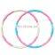Wholesale High Quality Adults Stripe Hoop Loop Adjustable Fitness Plastic Hula Smart Foam Smooth Hula Loops