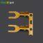 DJ4311-3.2 fork lug horizontal brass horizontal 3.2 fork terminal