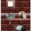 foshan mosaic 10x30cm rectangle shaped Red Glass Brick Inside Outside Wall bathroom mosaic tiles