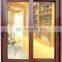 wood grain finish french aluminum frame door