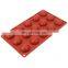 Round half ball shape silicone mould chocolate mold for chocolate and fondand