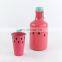 12oz korea steel paint kids cups camp white ceram enamel cup
