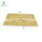 Customize Rectangular Solid Bamboo Wood Cutting Board with Groove for Food