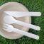 Completely Biodegradable Bamboo Paper Pulp Fiber Disposable Cutlery Fork