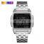 SKMEI 1368 Men's Sport Watch Digital Movement Stainless Steel Band Watch Luminous Week Date