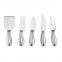 Factory Hot Sale New Design 5pcs  hollow handle Cheese Knife Sets