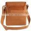 Wholesale High Quality Custom Logo 16A Canvas mix Genuine Leather Tablet PC Bag Handbag Shoulder Bags