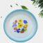 enamel round tray Flower decal wholesale enamel steel round tray