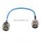 N to N Connector with RG402 Cable, RF Coaxial Jumper Cable N Male Connector Blue RG402 Cable