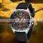 SWISH Design Sports Watches Men Top Brand Luxury Fashion Chronograph Quartz Wristwatch Rubber Strap Waterproof Relogio Masculino
