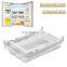 BPA Free Clear PET Material Transparent Fridge Freezer Pull Out Storage Container Organizer Bins Refrigerator Egg Drawer Holder