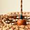 Country style hand-woven Water hyacinth round Pendant lights Lampshade