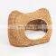Hot Sale Handcrafted rattan Wicker Cat Bed with Cushion and portable Eco - Friendly Cat House Wholesale made in Vietnam