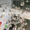 Customization Chandelier Indoor Modern Pendant Lamp Hotel Glass Teardrop For Chandelier