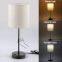 Schlafzimmerlampe romantische Drei-Farben-Wechsel-Lampe, einfache moderne Lampe