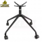Black Aluminum Pitched Outdoor Swivel Chair Base