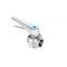 Stainless Steel Silicon/EPDM Seal Weld Clamp Thread Multi Position Handle Butterfly Valve