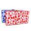 fashion new stle bule red heart acrylic box clutch bag